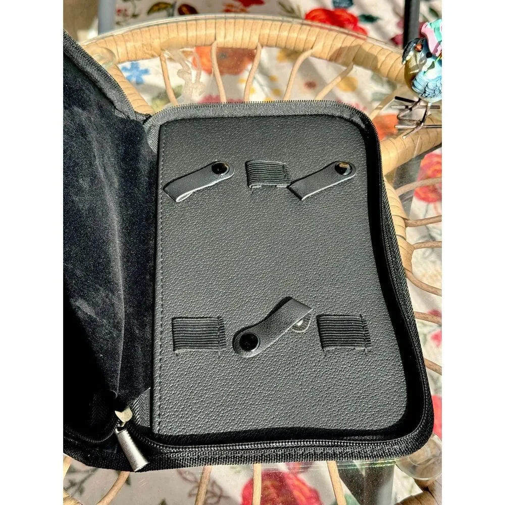 Hairstylist / Groomer Holographic Professional 6 Scissors Case Organizer Barber